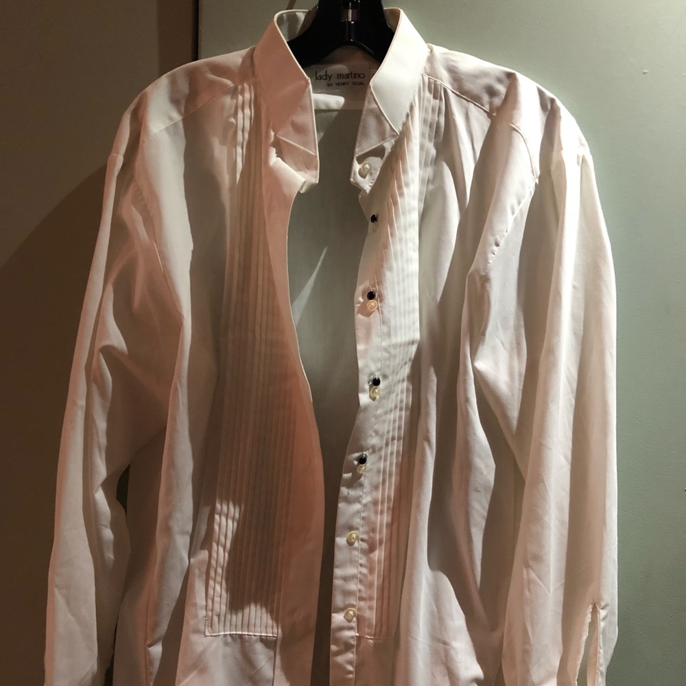 Tuxedo shirt to die for!  Beautiful and well made.